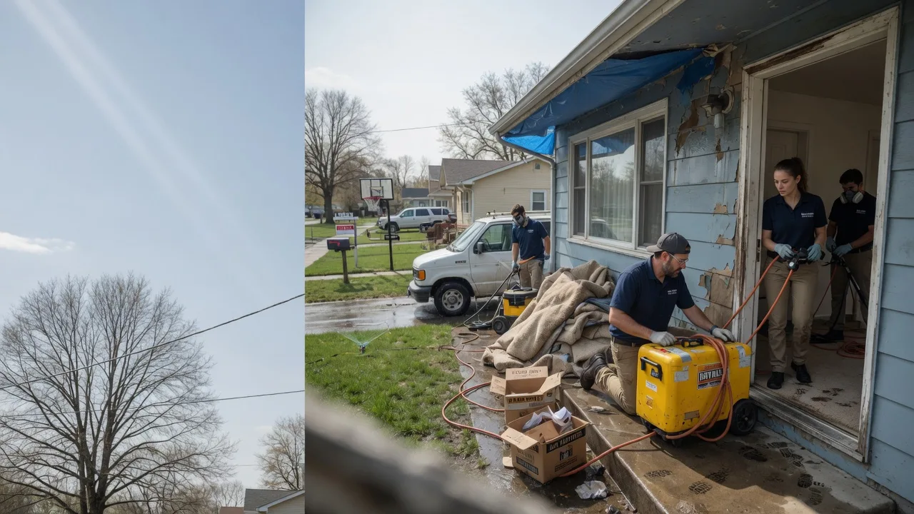 Basement Flood Cleanup in Depew, OK near me